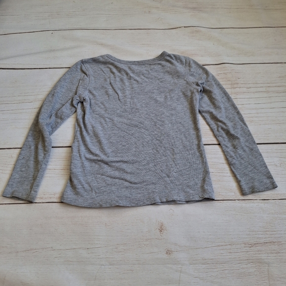 Old Navy Collectabilitees XS Mickey And Minnie Mouse Grey Long Sleeve Tee - Picture 2 of 6